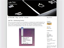 Tablet Screenshot of labtick.proculo.de